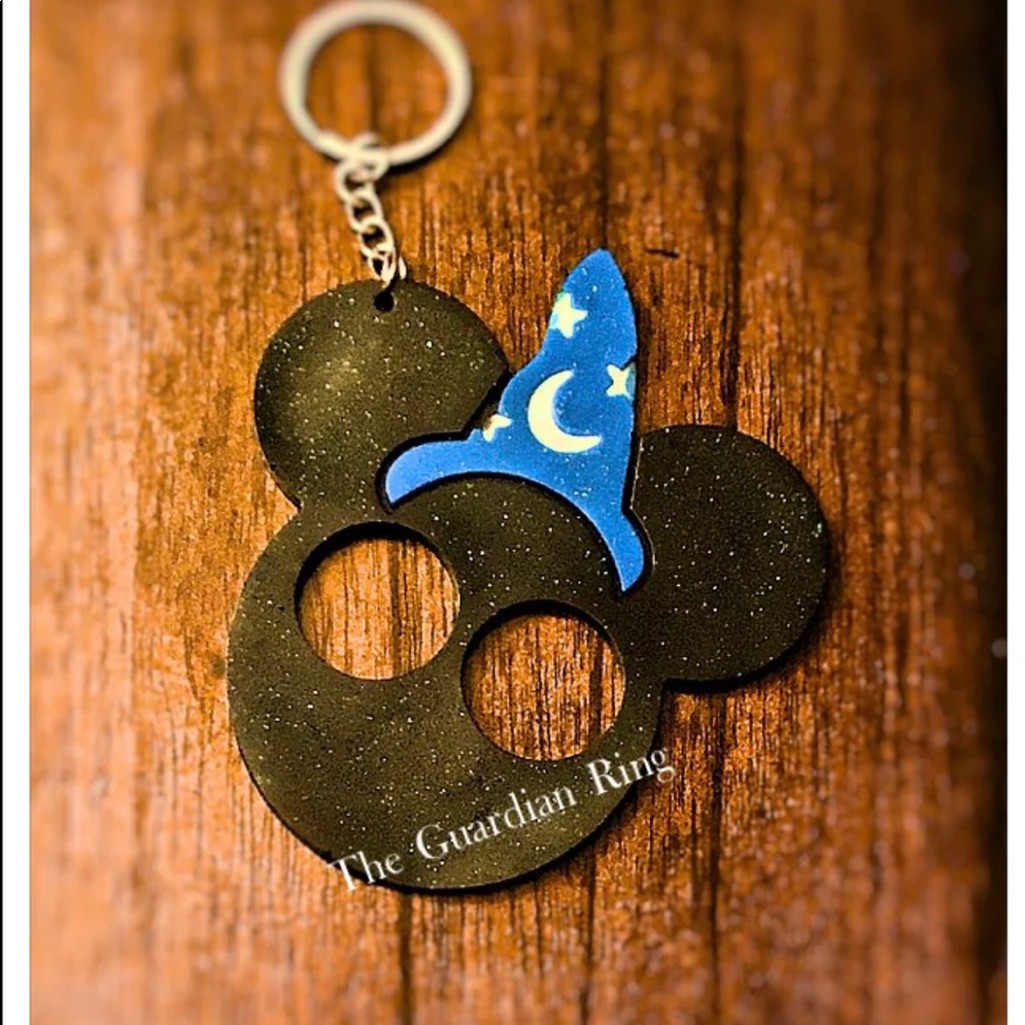 Wizard Mouse Keychain